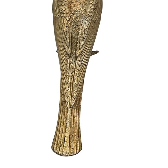 Salt & Pepper Shakers Pheasant Brass Bird MCM Figurine Vintage Heavy - Picture 9 of 15